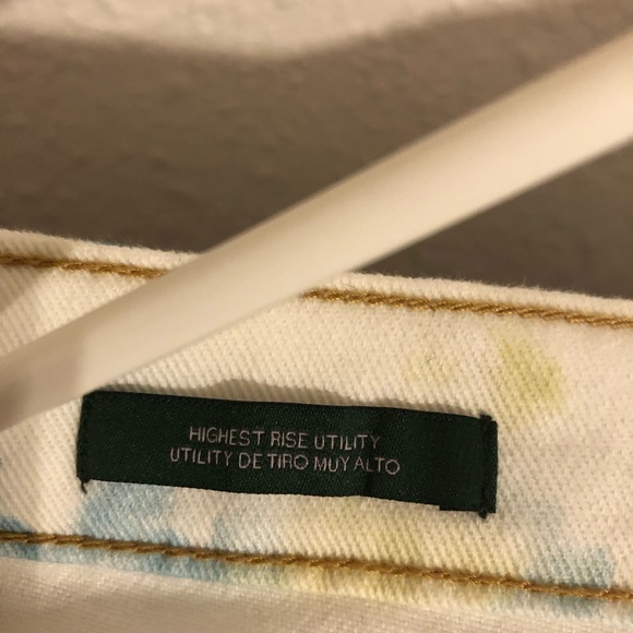 Wild Fable Straight Leg Carpenter TieDie Jean White Colorful - Picture 7 of 7